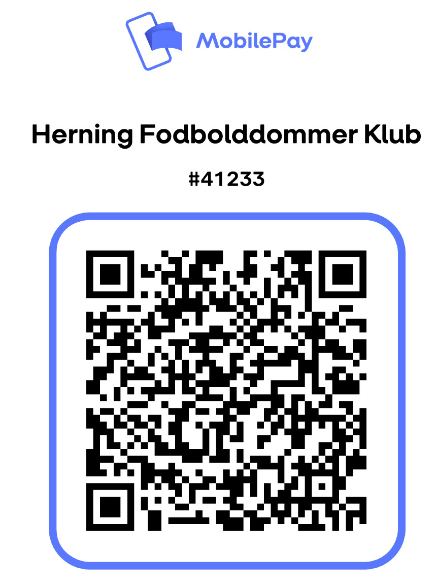MobilePay QR-kode til Herning Fodbolddommer Klub – #41233