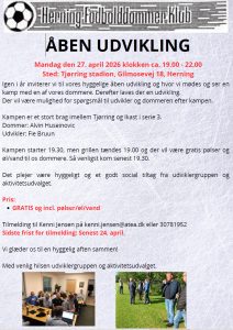 Invitation til åben udvikling 2026