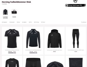 Klubtøj fra Herning Fodbolddommer Klub