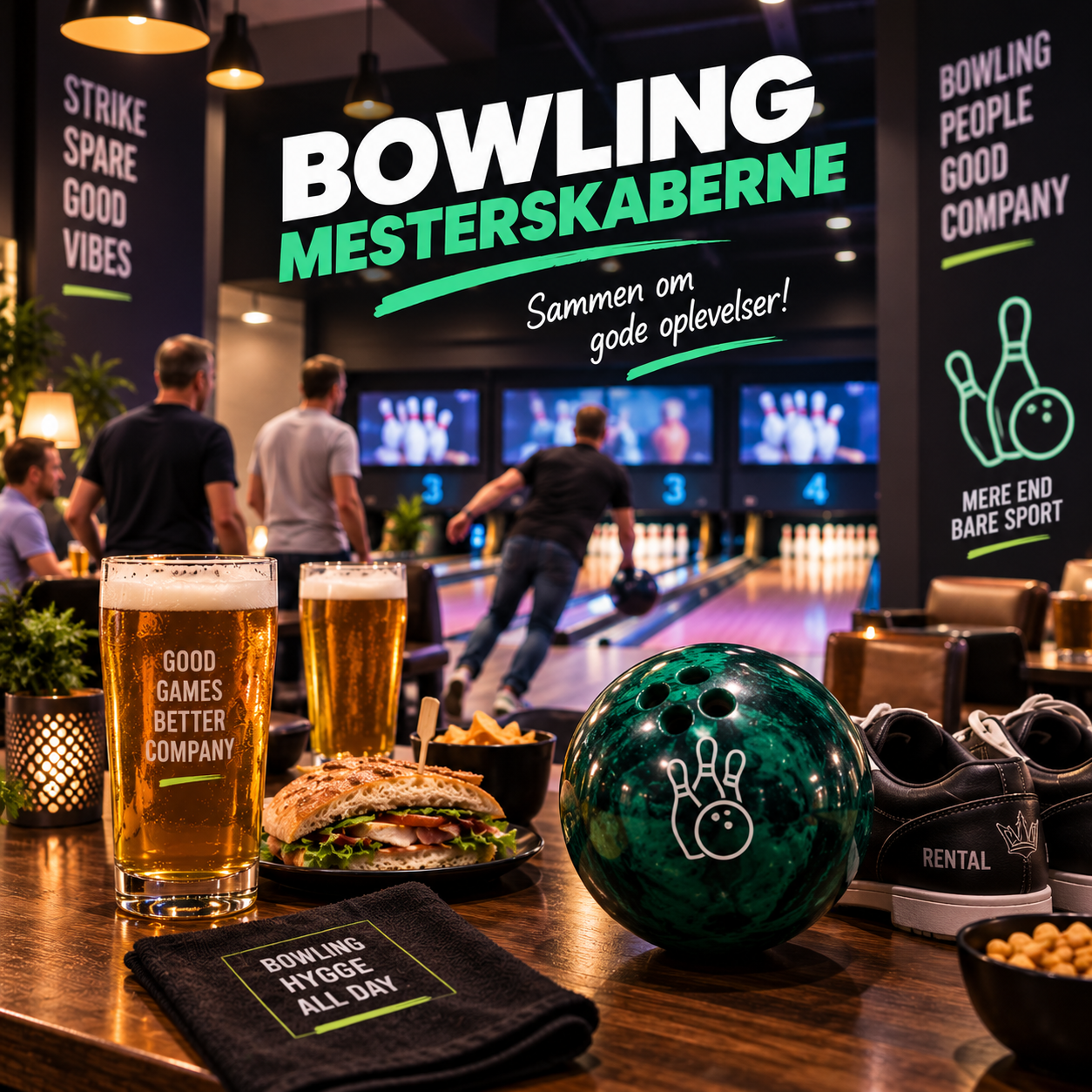 Invitation til Bowling mesterskabet i Herning